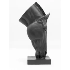 Deko Objekt Horse Face Schwarz 57Cm Deko & Geschenkartikel