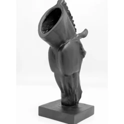 Hot Deko Objekt Horse Face Schwarz 72Cm Deko & Geschenkartikel