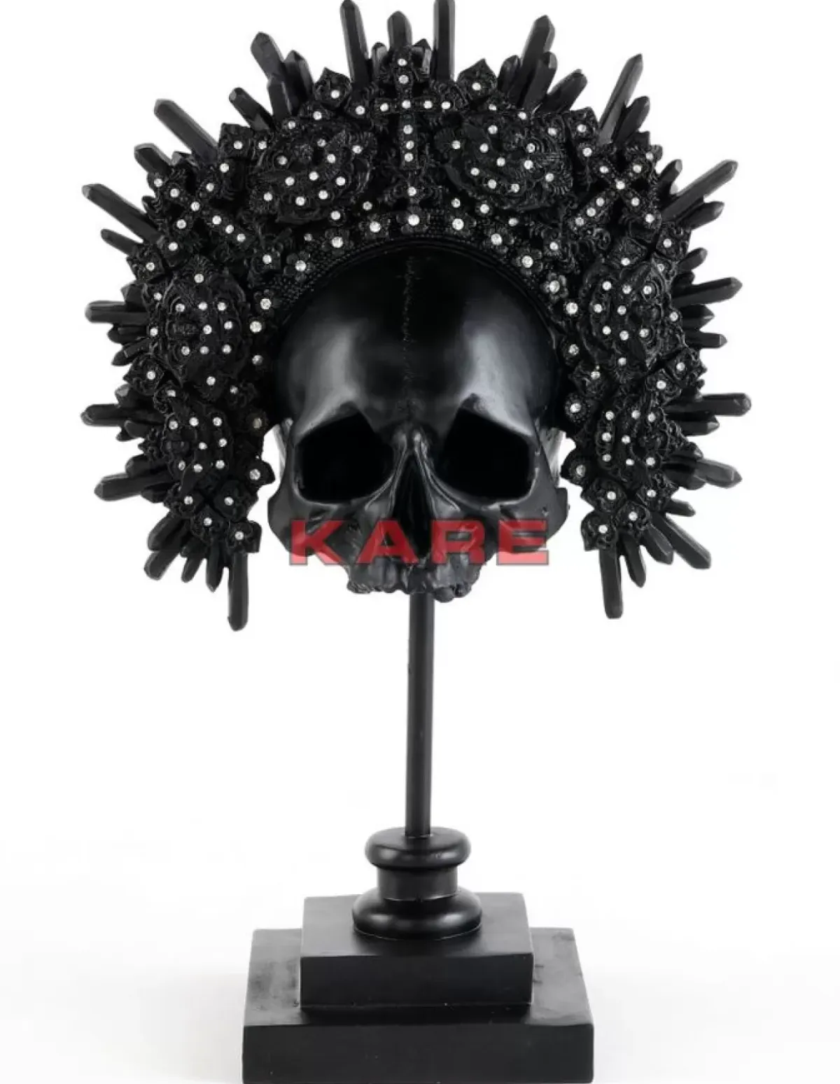 Discount Deko Objekt King Skull Schwarz Deko & Geschenkartikel