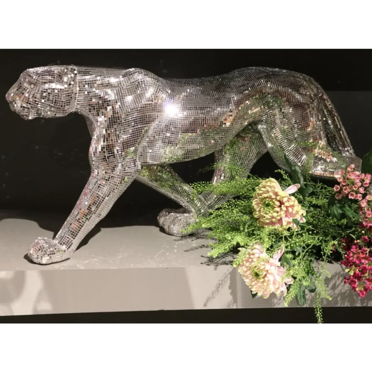 Sale Deko Objekt Leopard Mosaic 95Cm Deko & Geschenkartikel