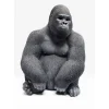 New Deko Objekt Monkey Gorilla Side Medium Schwarz Deko & Geschenkartikel