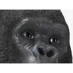 New Deko Objekt Monkey Gorilla Side Medium Schwarz Deko & Geschenkartikel