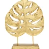 Hot Deko Objekt Monstera Leaf Gold 36Cm Deko & Geschenkartikel
