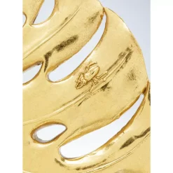 Hot Deko Objekt Monstera Leaf Gold 36Cm Deko & Geschenkartikel