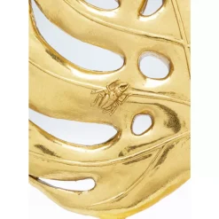 Hot Deko Objekt Monstera Leaf Gold 36Cm Deko & Geschenkartikel