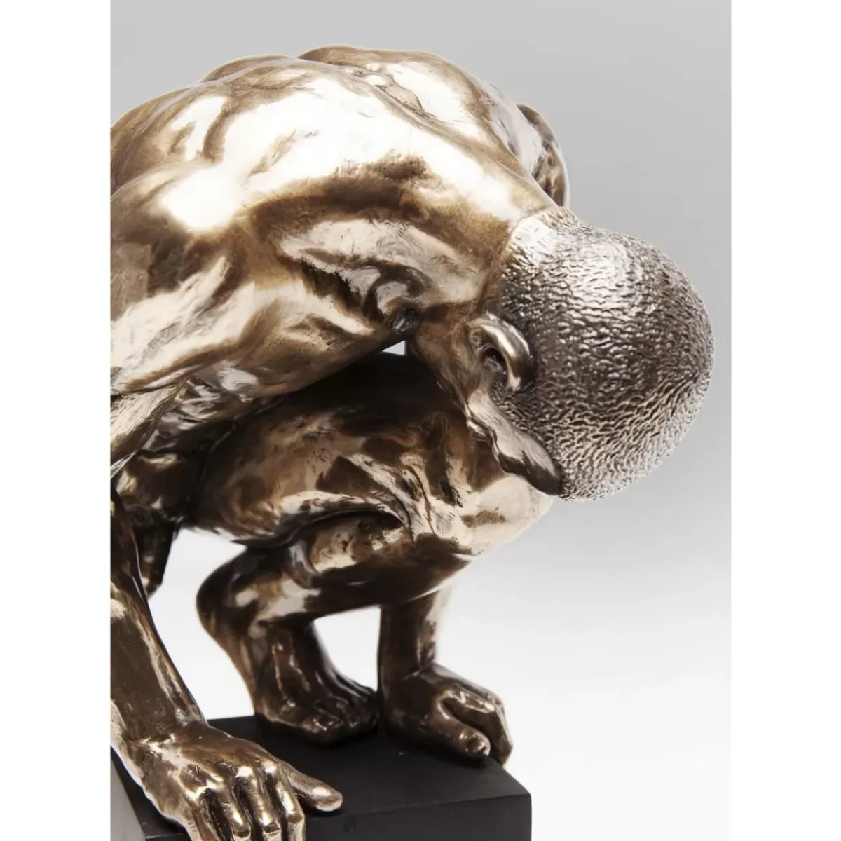 Clearance Deko Objekt Nude Man Stand Bronze 35Cm Deko & Geschenkartikel
