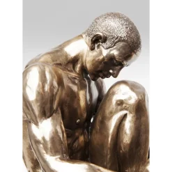 Clearance Deko Objekt Nude Man Stand Bronze 35Cm Deko & Geschenkartikel