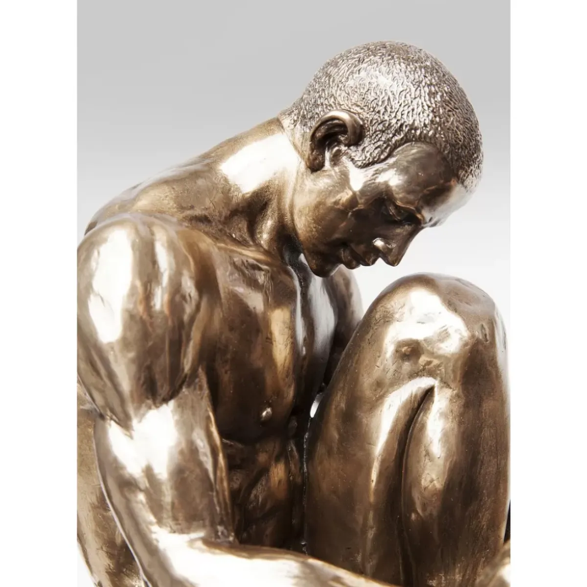 Clearance Deko Objekt Nude Man Stand Bronze 35Cm Deko & Geschenkartikel