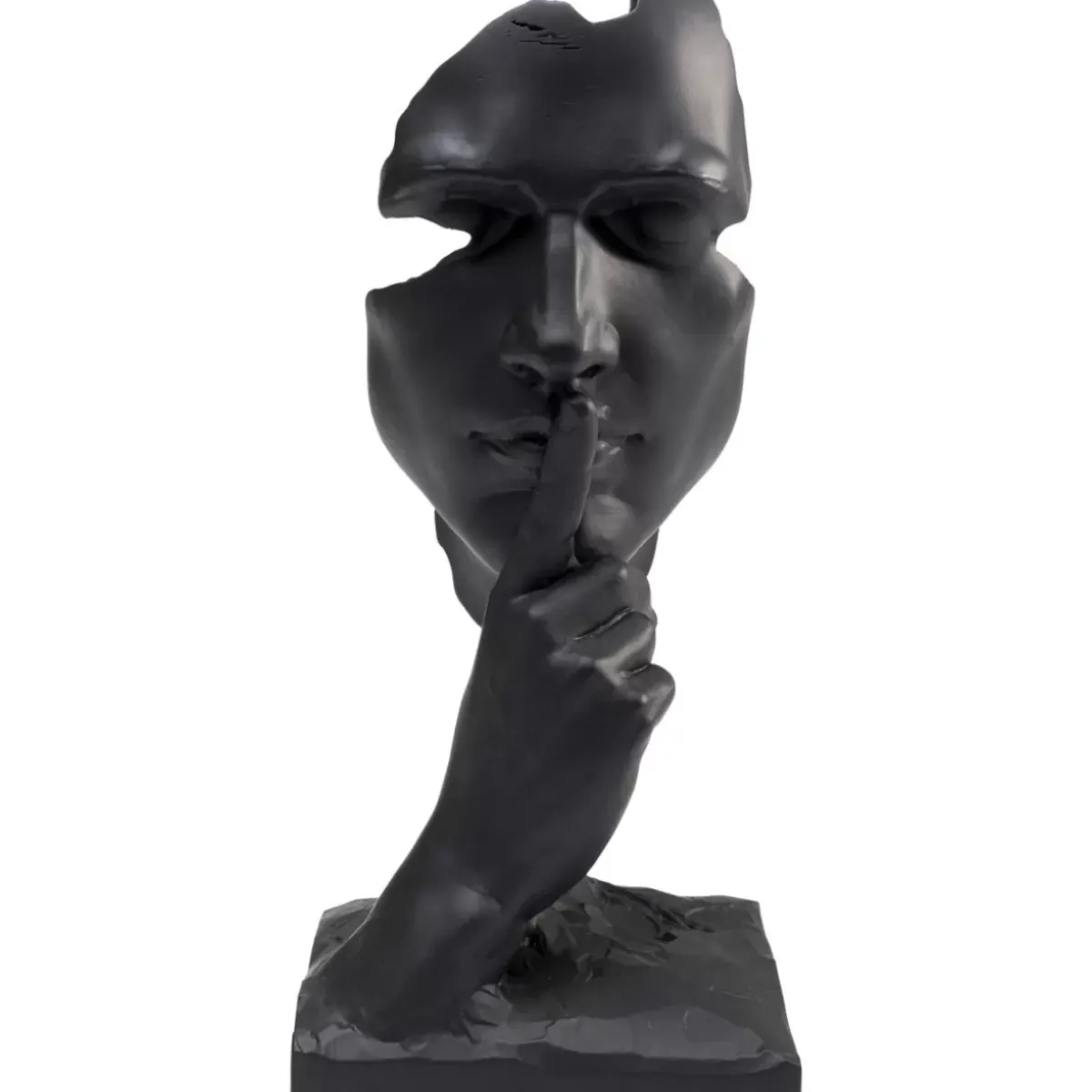 Best Deko Objekt Quiet Face Schwarz 31Cm Deko & Geschenkartikel