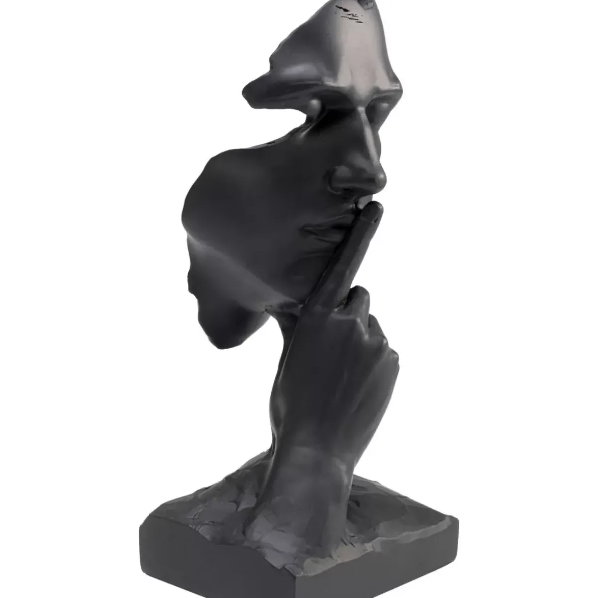 Best Deko Objekt Quiet Face Schwarz 31Cm Deko & Geschenkartikel