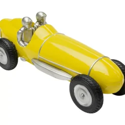 Discount Deko Objekt Racing Car Gelb 9Cm Deko & Geschenkartikel