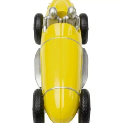 Discount Deko Objekt Racing Car Gelb 9Cm Deko & Geschenkartikel