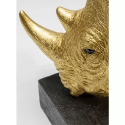 Deko Objekt Rhino Gold Deko & Geschenkartikel