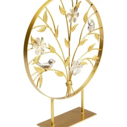 New Deko Objekt Singing Birds Gold 38Cm Deko & Geschenkartikel