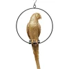 Deko Objekt Swinging Parrot Gold Deko & Geschenkartikel