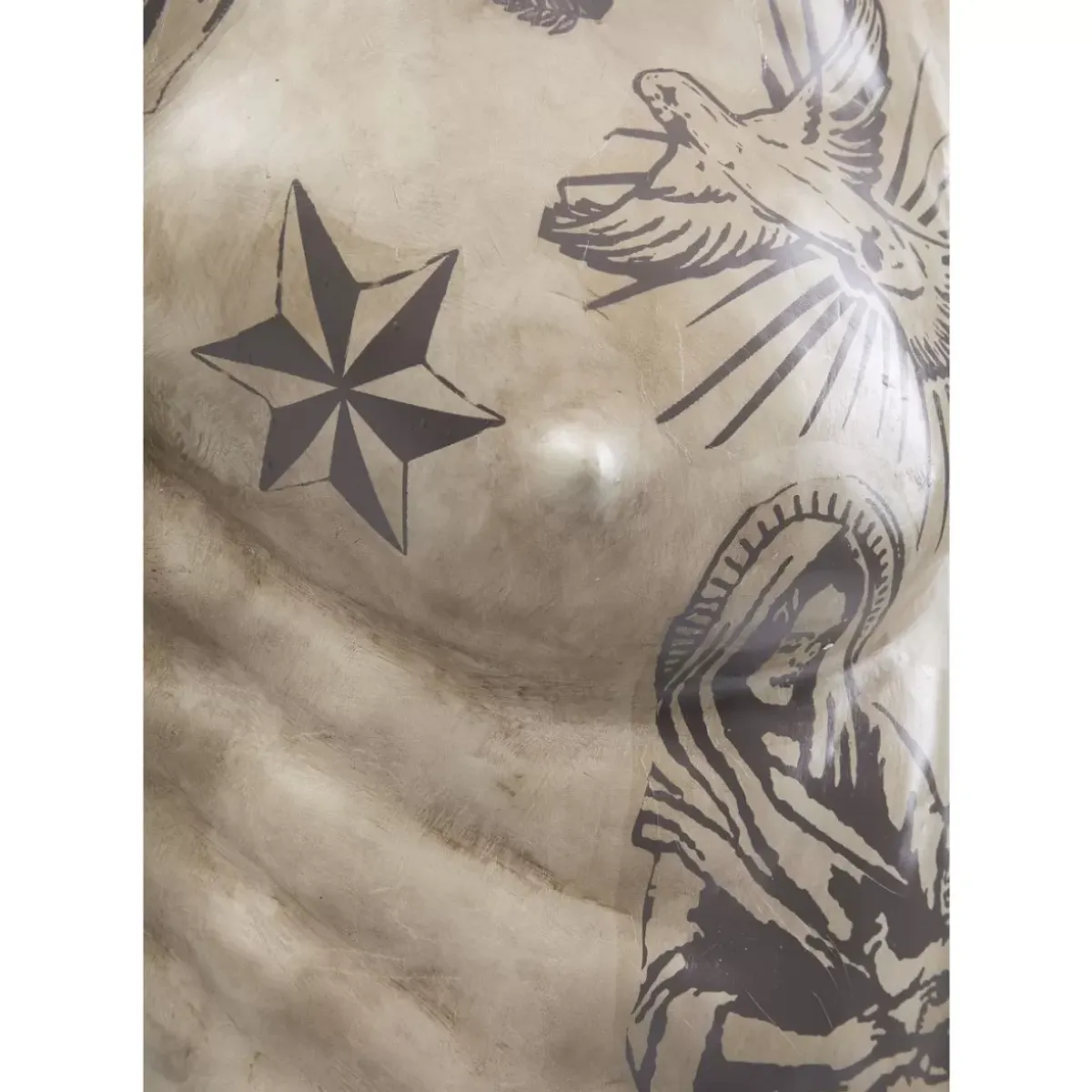 Deko Objekt Torso Tattoo Deko & Geschenkartikel