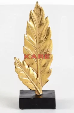 Deko Objekt Two Leaves Gold 9Cm Deko & Geschenkartikel