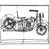 Deko Objekt Wire Harley Bike 32Cm Deko & Geschenkartikel