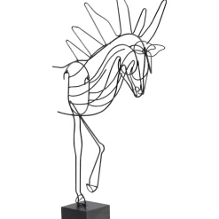 Hot Deko Objekt Wire Horse 51Cm Deko & Geschenkartikel