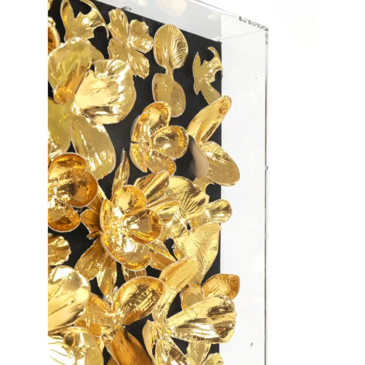 Best Deko Rahmen Gold Flower 60X60Cm Bilder