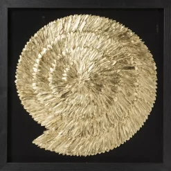 Hot Deko Rahmen Golden Snail 120X120Cm Bilder