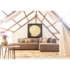 Hot Deko Rahmen Golden Snail 120X120Cm Bilder