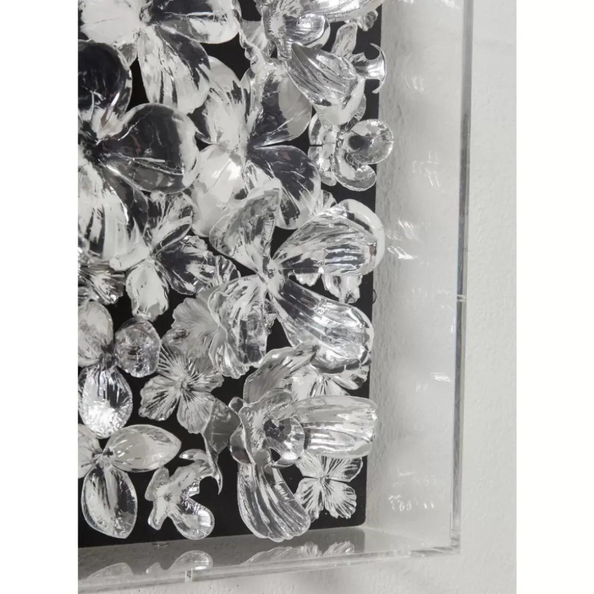 Sale Deko Rahmen Silver Flower 100X100Cm Bilder