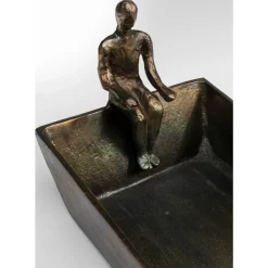 Outlet Deko Schale Sitting Man 74X20Cm Deko & Geschenkartikel