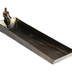 Outlet Deko Schale Sitting Man 74X20Cm Deko & Geschenkartikel
