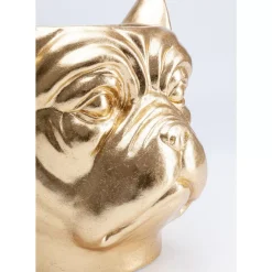 Clearance Deko Ubertopf Bulldog Gold Aufbewahrung & Ordnung