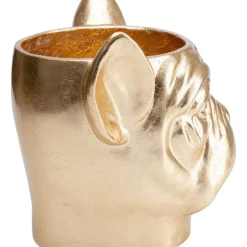 Clearance Deko Ubertopf Bulldog Gold Aufbewahrung & Ordnung