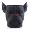 Clearance Deko Ubertopf Bulldog Schwarz Aufbewahrung & Ordnung