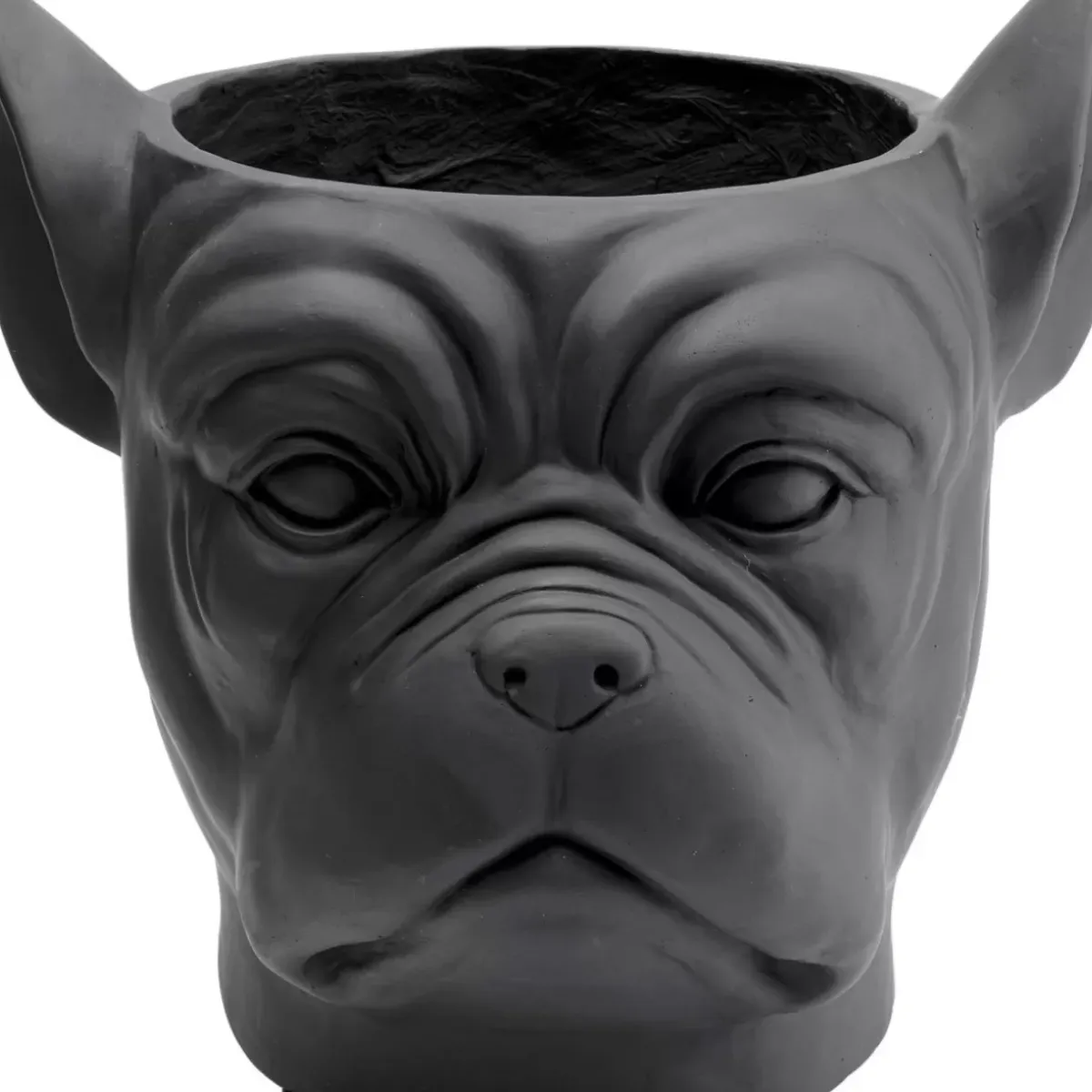 Clearance Deko Ubertopf Bulldog Schwarz Aufbewahrung & Ordnung