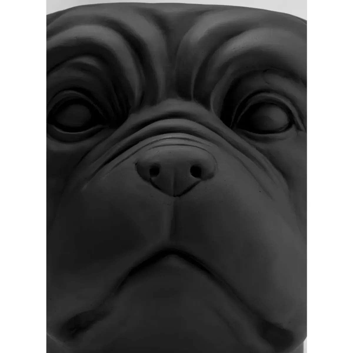 Clearance Deko Ubertopf Bulldog Schwarz Aufbewahrung & Ordnung