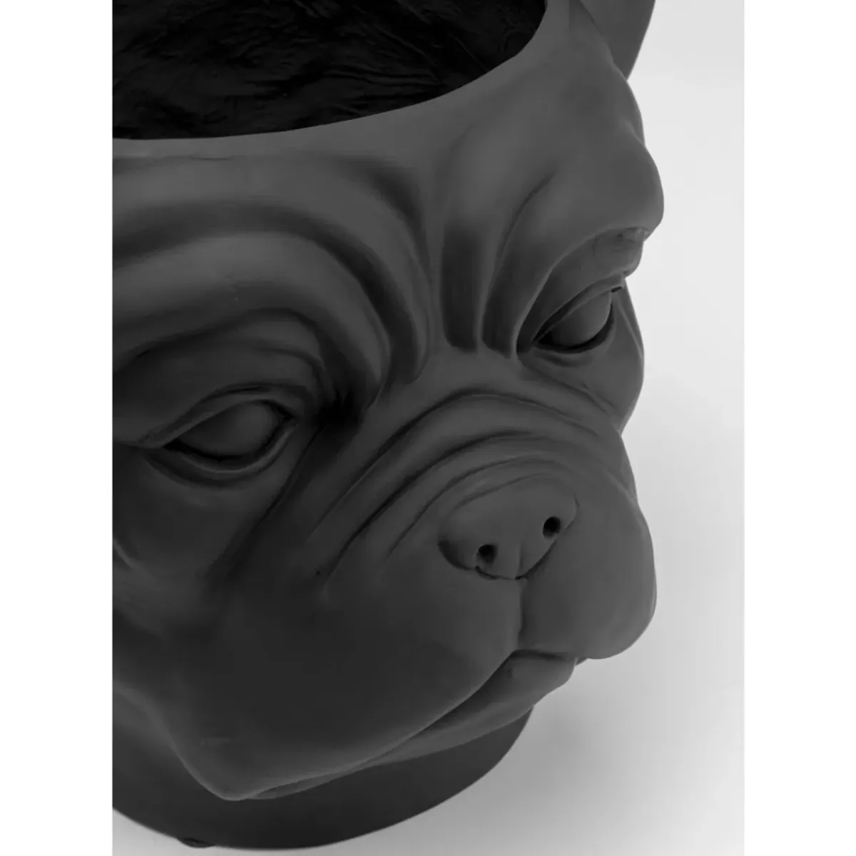 Clearance Deko Ubertopf Bulldog Schwarz Aufbewahrung & Ordnung