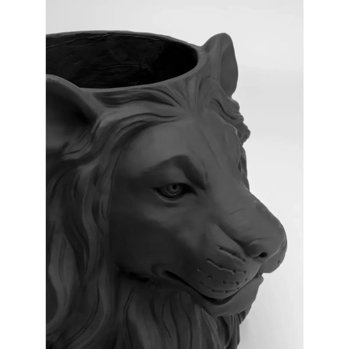 Deko Ubertopf Lion Schwarz Aufbewahrung & Ordnung
