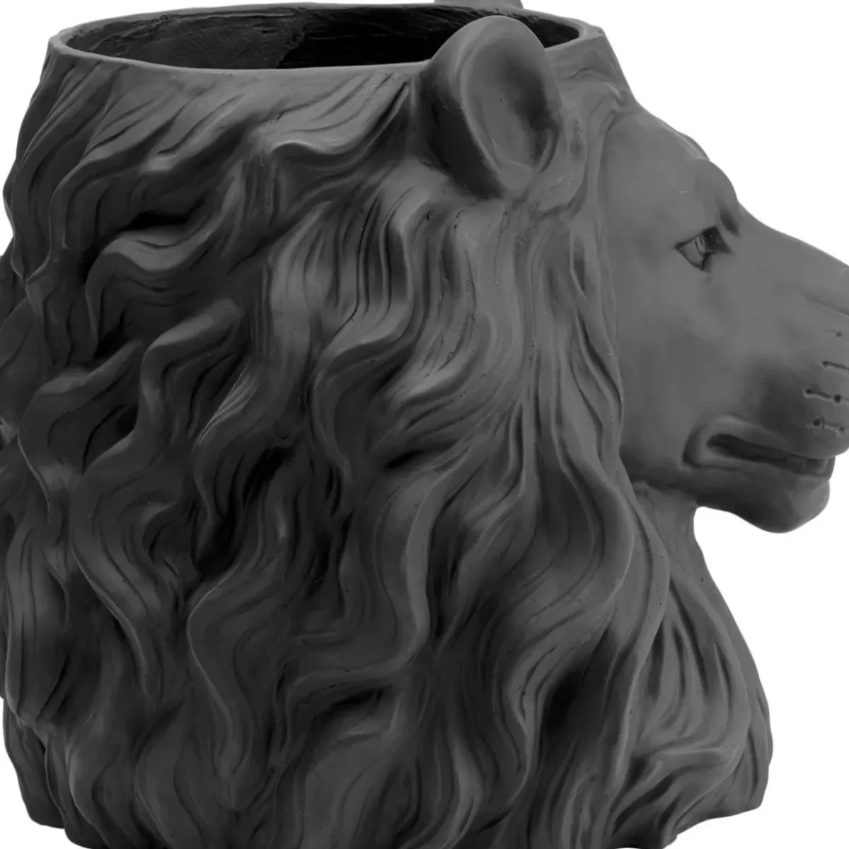 Deko Ubertopf Lion Schwarz Aufbewahrung & Ordnung