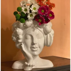 Sale Deko Vase Fruity Weis 29Cm Vasen