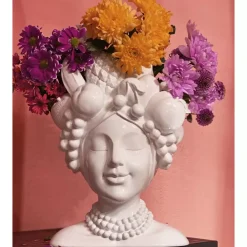 Best Deko Vase Fruity Weis 37Cm Vasen