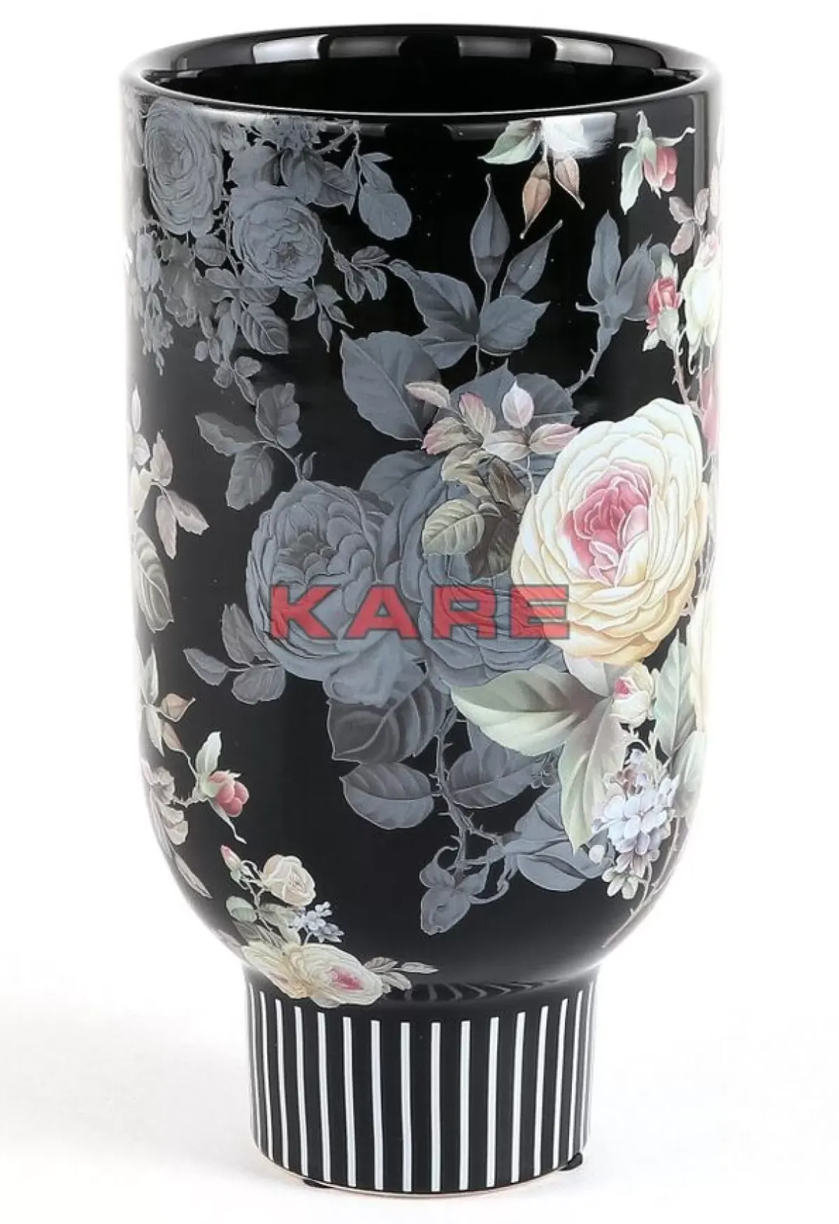 New Deko Vase Rose Magic Schwarz 27Cm Vasen