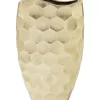 Sale Deko Vase Sacramento Comb Champagner Gold 59Cm Vasen