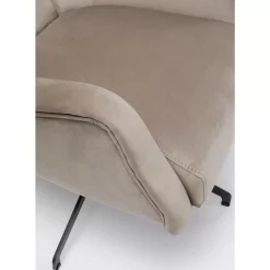 Outlet Drehsessel Bellissima Velvet Beige Sessel