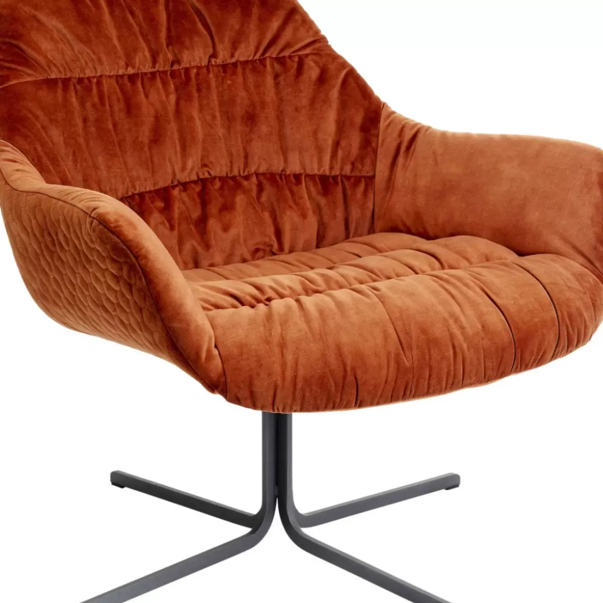 Hot Drehsessel Bristol Rostrot Sessel