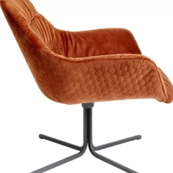 Hot Drehsessel Bristol Rostrot Sessel