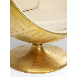 Hot Drehsessel Eye Ball Messing Sessel