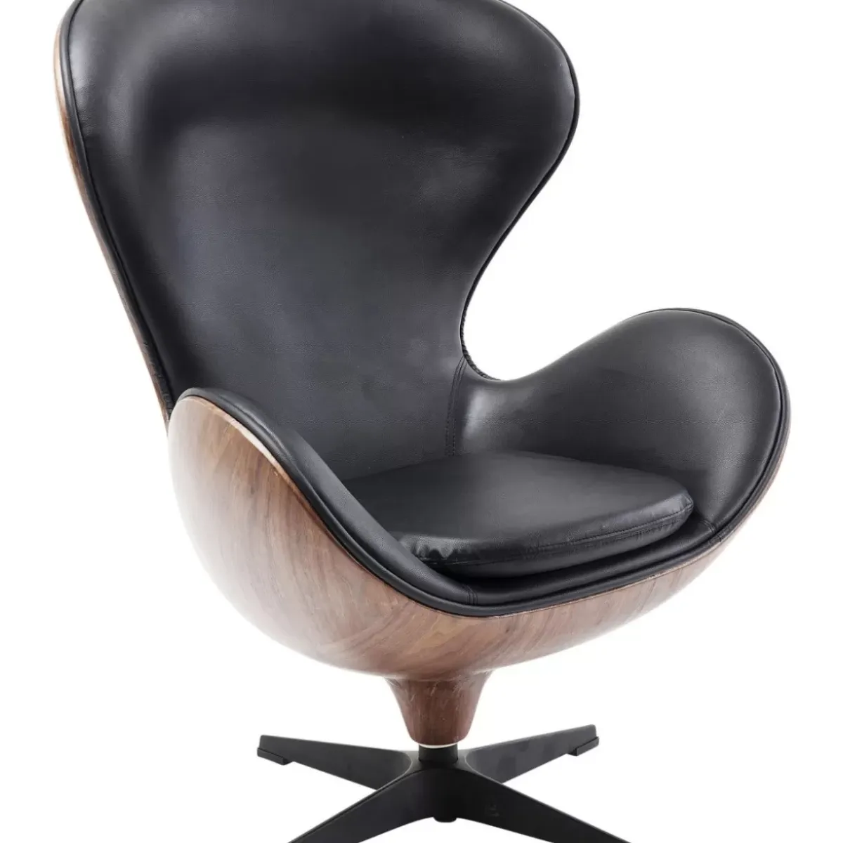 Online Drehsessel Lounge Black Walnut Sessel