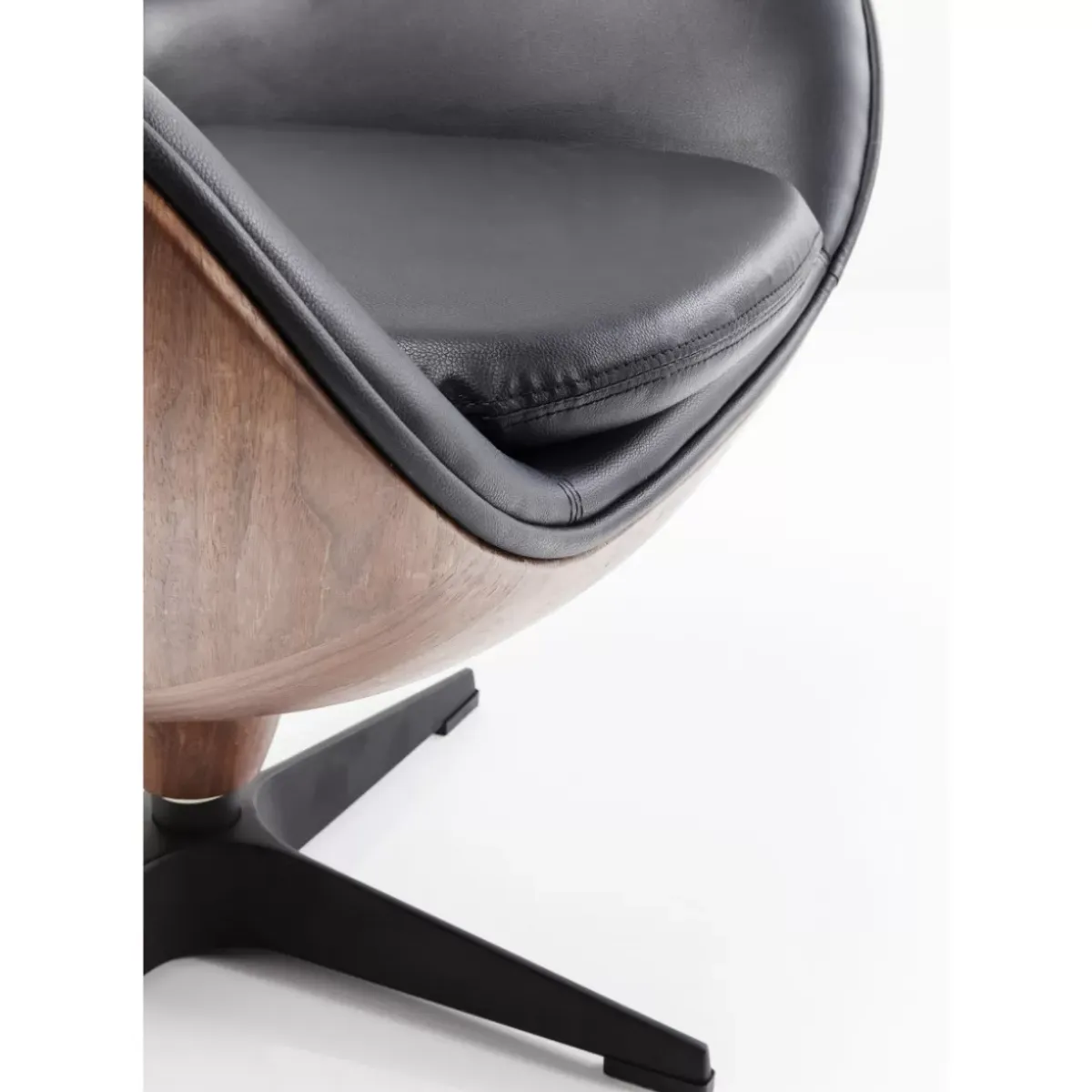 Online Drehsessel Lounge Black Walnut Sessel