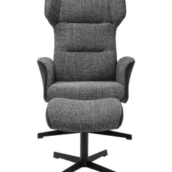 Outlet Drehsessel Mit Hocker Ohio Salt And Pepper Sessel