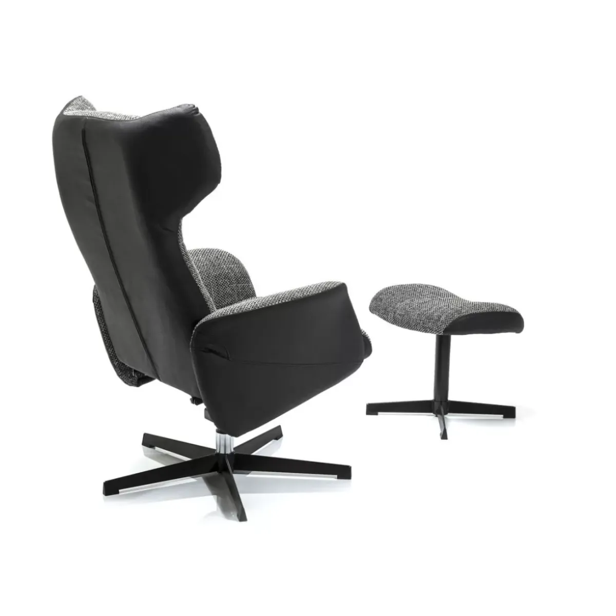 Outlet Drehsessel Mit Hocker Ohio Salt And Pepper Sessel