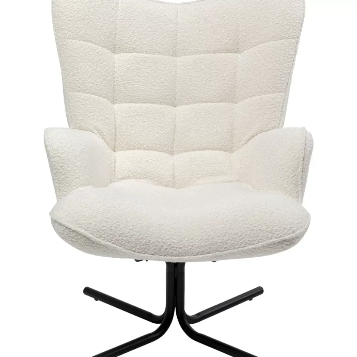 Outlet Drehsessel Oscar Boucle Creme Sessel